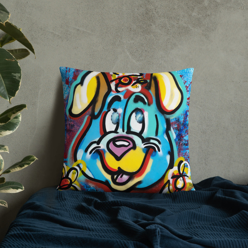 Search for the Unseen - Lebo Premium Throw Pillow